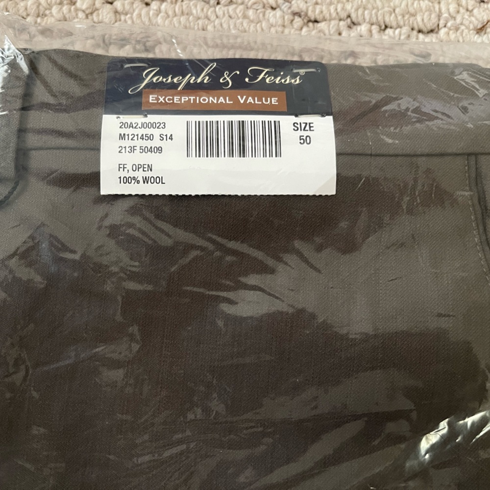 Brand New! Grey Dress Slacks, Jos. A. Bank